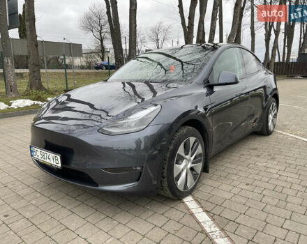 Серый Тесла Model Y, объемом двигателя 0 л и пробегом 35 тыс. км за 29200 $, фото 6 на Automoto.ua