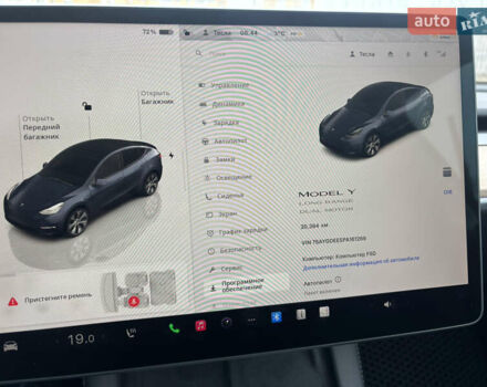 Серый Тесла Model Y, объемом двигателя 0 л и пробегом 20 тыс. км за 27000 $, фото 16 на Automoto.ua