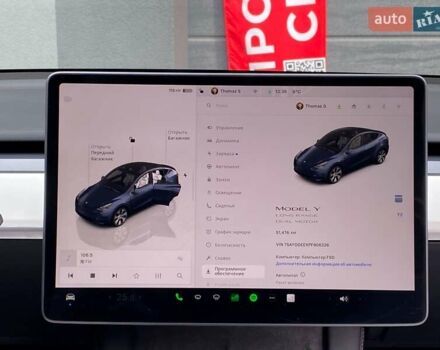 Сірий Тесла Model Y, об'ємом двигуна 0 л та пробігом 51 тис. км за 33999 $, фото 20 на Automoto.ua