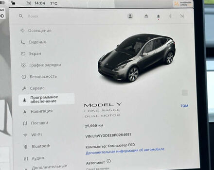 Сірий Тесла Model Y, об'ємом двигуна 0 л та пробігом 26 тис. км за 25999 $, фото 31 на Automoto.ua