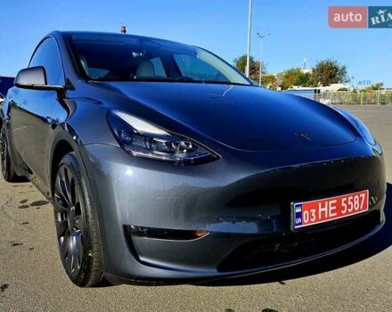 Серый Тесла Model Y, объемом двигателя 0 л и пробегом 29 тыс. км за 27900 $, фото 19 на Automoto.ua