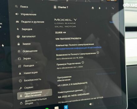 Серый Тесла Model Y, объемом двигателя 0 л и пробегом 22 тыс. км за 25990 $, фото 15 на Automoto.ua