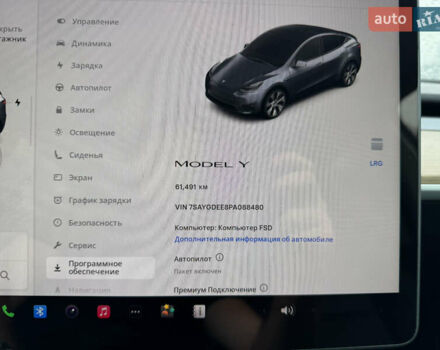 Серый Тесла Model Y, объемом двигателя 0 л и пробегом 66 тыс. км за 27900 $, фото 26 на Automoto.ua