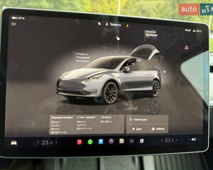 Сірий Тесла Model Y, об'ємом двигуна 0 л та пробігом 63 тис. км за 37799 $, фото 18 на Automoto.ua