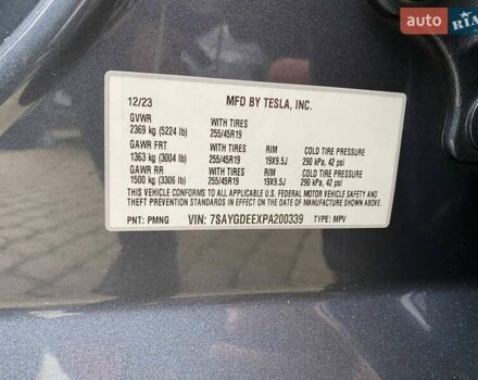 Серый Тесла Model Y, объемом двигателя 0 л и пробегом 30 тыс. км за 31700 $, фото 25 на Automoto.ua
