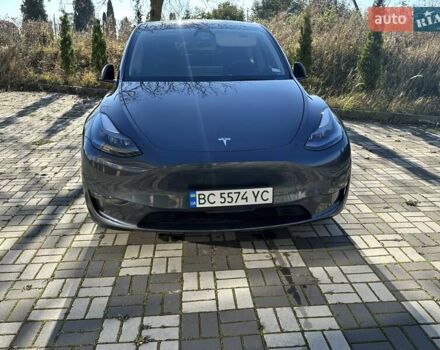 Серый Тесла Model Y, объемом двигателя 0 л и пробегом 35 тыс. км за 26700 $, фото 5 на Automoto.ua