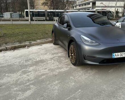 Серый Тесла Model Y, объемом двигателя 0 л и пробегом 12 тыс. км за 31800 $, фото 5 на Automoto.ua