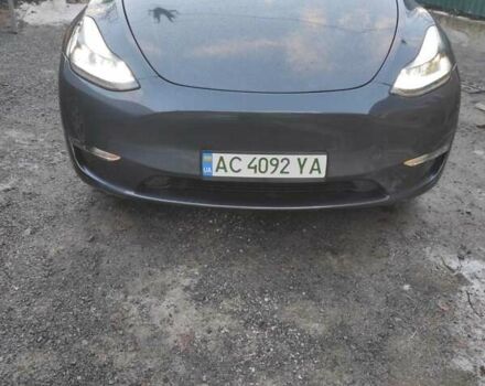 Серый Тесла Model Y, объемом двигателя 0 л и пробегом 25 тыс. км за 27500 $, фото 2 на Automoto.ua