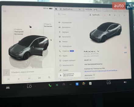 Серый Тесла Model Y, объемом двигателя 0 л и пробегом 49 тыс. км за 27000 $, фото 10 на Automoto.ua