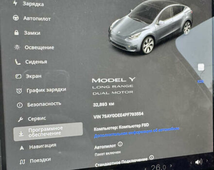 Сірий Тесла Model Y, об'ємом двигуна 0 л та пробігом 33 тис. км за 25500 $, фото 10 на Automoto.ua