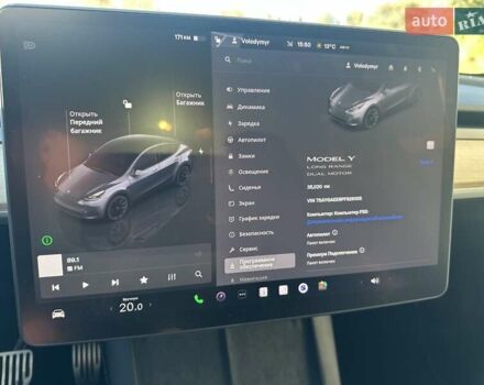 Серый Тесла Model Y, объемом двигателя 0 л и пробегом 35 тыс. км за 26700 $, фото 19 на Automoto.ua
