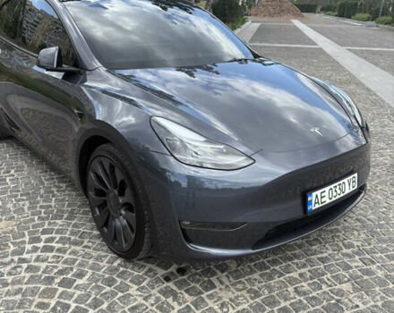 Серый Тесла Model Y, объемом двигателя 0 л и пробегом 55 тыс. км за 31900 $, фото 11 на Automoto.ua