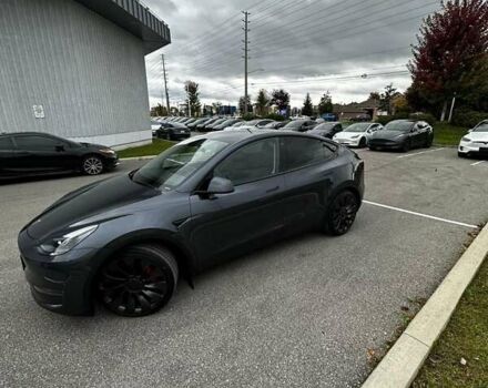 Серый Тесла Model Y, объемом двигателя 0 л и пробегом 41 тыс. км за 34900 $, фото 1 на Automoto.ua