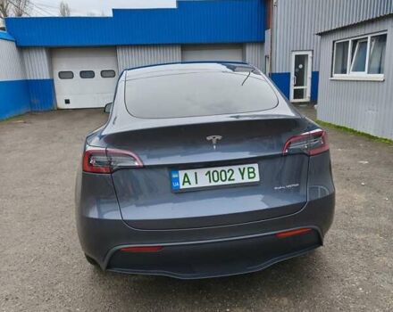 Серый Тесла Model Y, объемом двигателя 0 л и пробегом 10 тыс. км за 39499 $, фото 4 на Automoto.ua