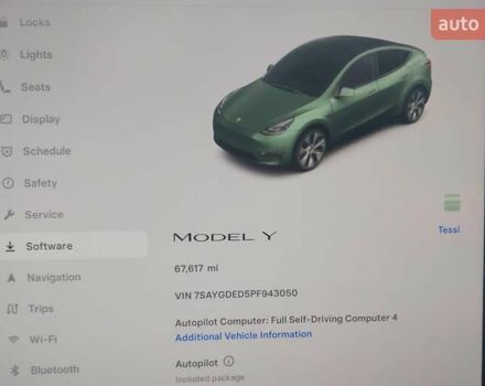 Сірий Тесла Model Y, об'ємом двигуна 0 л та пробігом 67 тис. км за 23200 $, фото 7 на Automoto.ua