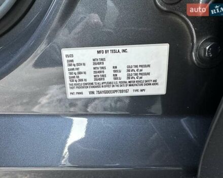 Серый Тесла Model Y, объемом двигателя 0 л и пробегом 12 тыс. км за 31800 $, фото 20 на Automoto.ua