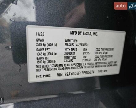 Серый Тесла Model Y, объемом двигателя 0 л и пробегом 32 тыс. км за 29500 $, фото 16 на Automoto.ua