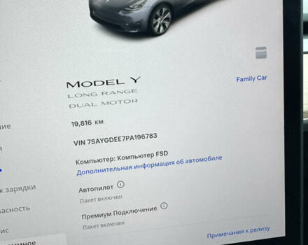 Тесла Model Y 2023 в Белой Церкве на Automoto.ua Серый Тесла Model Y, объемом двигателя 0 л и пробегом 19 тыс. км за 26900 $, фото 12 на Automoto.ua