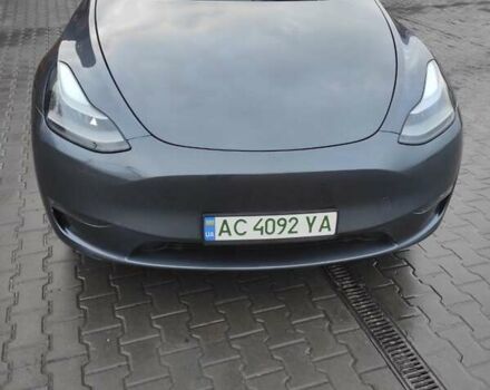 Серый Тесла Model Y, объемом двигателя 0 л и пробегом 25 тыс. км за 27500 $, фото 12 на Automoto.ua