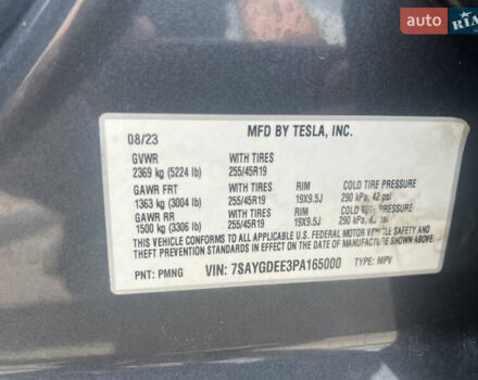Серый Тесла Model Y, объемом двигателя 0 л и пробегом 40 тыс. км за 29990 $, фото 14 на Automoto.ua