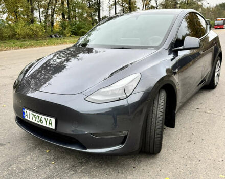 Тесла Model Y 2023 в Белой Церкве на Automoto.ua Серый Тесла Model Y, объемом двигателя 0 л и пробегом 19 тыс. км за 26900 $, фото 2 на Automoto.ua