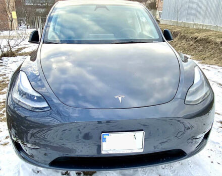 Серый Тесла Model Y, объемом двигателя 0 л и пробегом 14 тыс. км за 26600 $, фото 1 на Automoto.ua