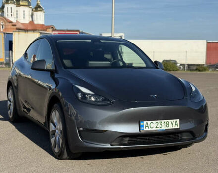 Серый Тесла Model Y, объемом двигателя 0 л и пробегом 46 тыс. км за 28300 $, фото 2 на Automoto.ua