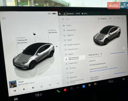 Сірий Тесла Model Y, об'ємом двигуна 0 л та пробігом 23 тис. км за 25600 $, фото 8 на Automoto.ua