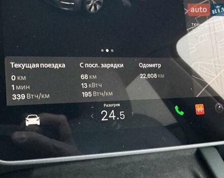 Сірий Тесла Model Y, об'ємом двигуна 0 л та пробігом 22 тис. км за 25990 $, фото 14 на Automoto.ua