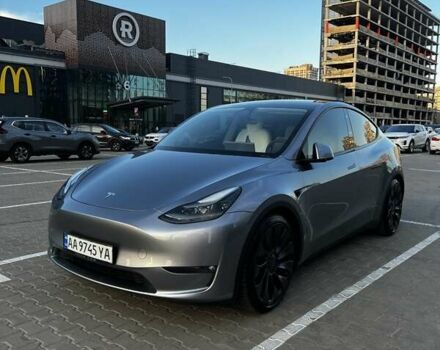 Серый Тесла Model Y, объемом двигателя 0 л и пробегом 17 тыс. км за 47458 $, фото 1 на Automoto.ua