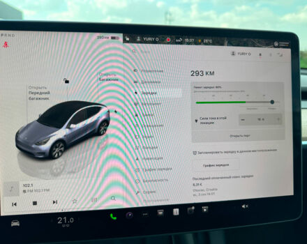 Серый Тесла Model Y, объемом двигателя 0 л и пробегом 23 тыс. км за 45490 $, фото 20 на Automoto.ua
