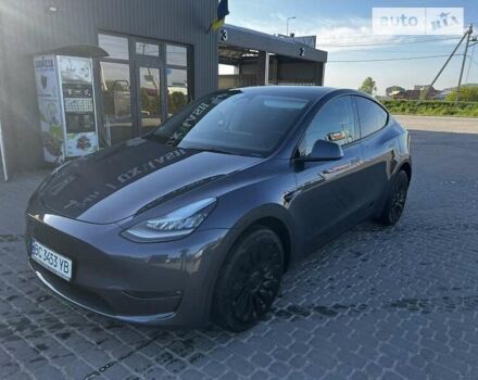 Серый Тесла Model Y, объемом двигателя 0 л и пробегом 2 тыс. км за 38400 $, фото 7 на Automoto.ua