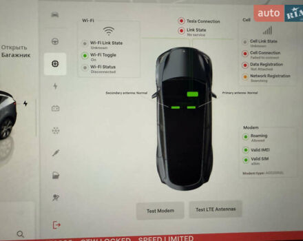 Серый Тесла Model Y, объемом двигателя 0 л и пробегом 32 тыс. км за 24900 $, фото 19 на Automoto.ua