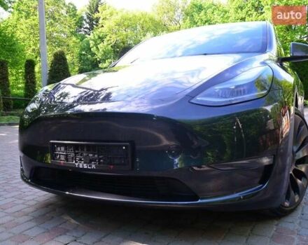 Серый Тесла Model Y, объемом двигателя 0 л и пробегом 52 тыс. км за 38700 $, фото 21 на Automoto.ua