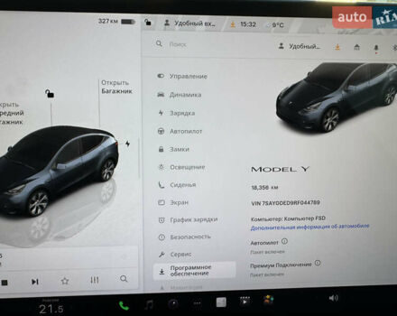 Сірий Тесла Model Y, об'ємом двигуна 0 л та пробігом 18 тис. км за 25500 $, фото 19 на Automoto.ua