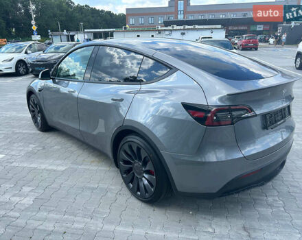 Серый Тесла Model Y, объемом двигателя 0 л и пробегом 1 тыс. км за 36500 $, фото 3 на Automoto.ua