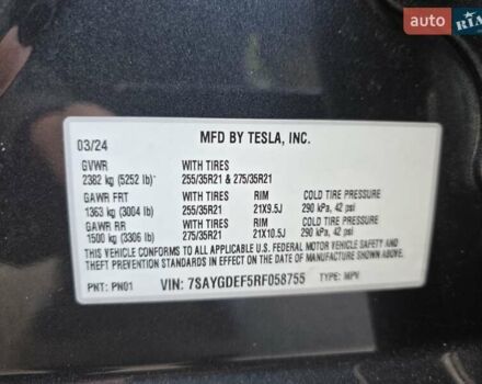 Сірий Тесла Model Y, об'ємом двигуна 0 л та пробігом 19 тис. км за 34900 $, фото 41 на Automoto.ua