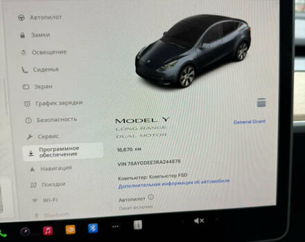 Сірий Тесла Model Y, об'ємом двигуна 0 л та пробігом 16 тис. км за 32900 $, фото 17 на Automoto.ua