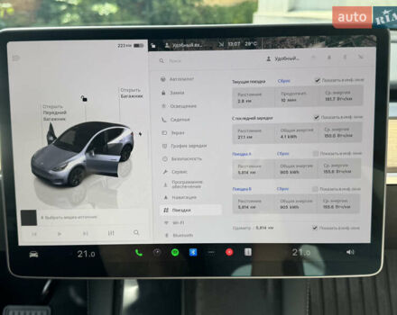 Сірий Тесла Model Y, об'ємом двигуна 0 л та пробігом 6 тис. км за 27500 $, фото 13 на Automoto.ua