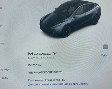 Серый Тесла Model Y, объемом двигателя 0 л и пробегом 20 тыс. км за 25000 $, фото 6 на Automoto.ua