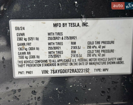 Сірий Тесла Model Y, об'ємом двигуна 0 л та пробігом 8 тис. км за 33300 $, фото 15 на Automoto.ua