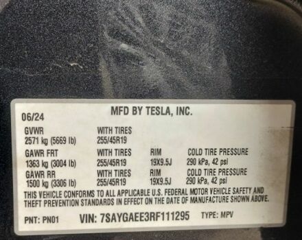 Тесла Model Y 2024 в Тернополе на Automoto.ua Серый Тесла Model Y, объемом двигателя 0 л и пробегом 2 тыс. км за 26000 $, фото 1 на Automoto.ua