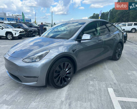 Серый Тесла Model Y, объемом двигателя 0 л и пробегом 1 тыс. км за 36500 $, фото 5 на Automoto.ua