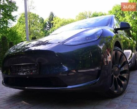 Серый Тесла Model Y, объемом двигателя 0 л и пробегом 52 тыс. км за 38700 $, фото 14 на Automoto.ua