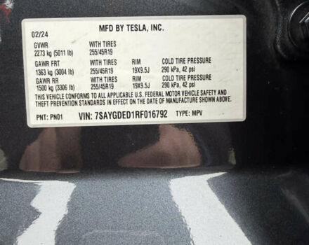 Сірий Тесла Model Y, об'ємом двигуна 0 л та пробігом 20 тис. км за 26500 $, фото 16 на Automoto.ua