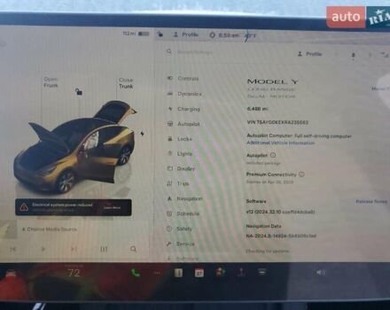 Серый Тесла Model Y, объемом двигателя 0 л и пробегом 6 тыс. км за 25000 $, фото 8 на Automoto.ua