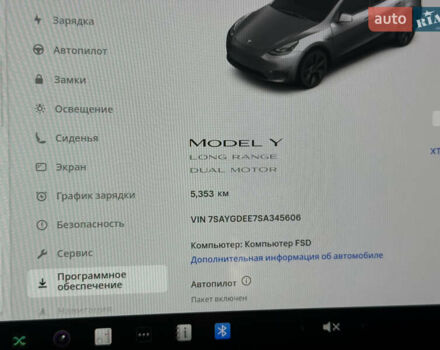 Сірий Тесла Model Y, об'ємом двигуна 0 л та пробігом 5 тис. км за 29500 $, фото 11 на Automoto.ua