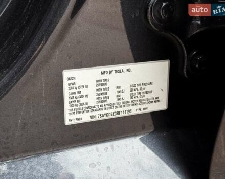 Серый Тесла Model Y, объемом двигателя 0 л и пробегом 24 тыс. км за 33500 $, фото 22 на Automoto.ua