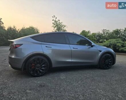 Серый Тесла Model Y, объемом двигателя 0 л и пробегом 5 тыс. км за 37900 $, фото 22 на Automoto.ua