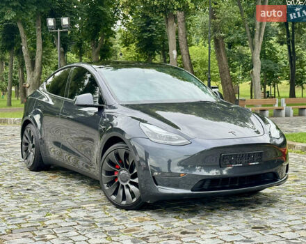 Серый Тесла Model Y, объемом двигателя 0 л и пробегом 7 тыс. км за 33999 $, фото 35 на Automoto.ua